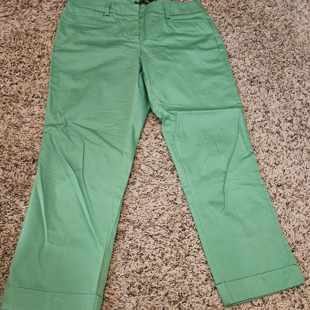 New York & Company Green Ankle Pants